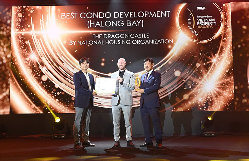 The Dragon Castle của NHO nhận được giải thưởng “Best Condo Development tại đêm gala dinner Propertyguru Vietnam Property Awards 2020).