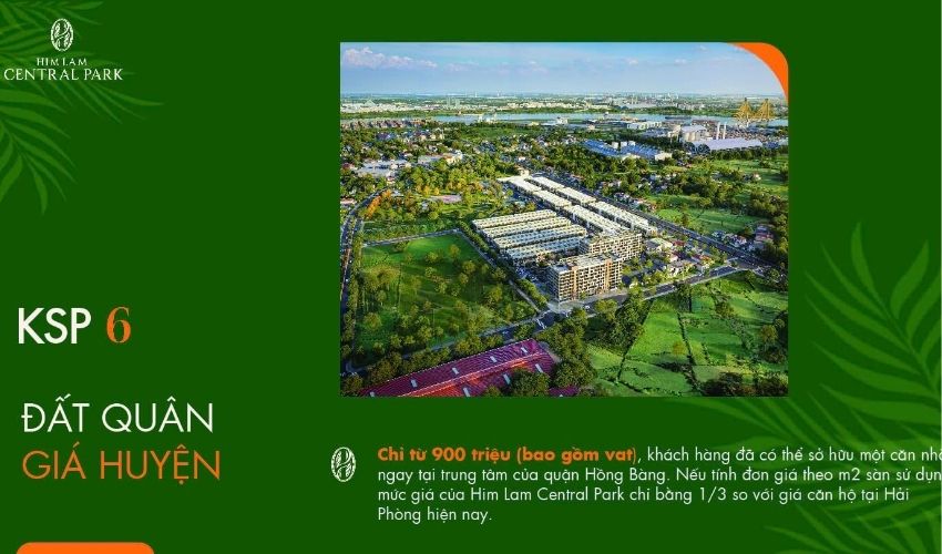 Mức Giá Him Lam Centra;l Park Hợp Lý, Tiềm Năng Tăng Trưởng Cao
